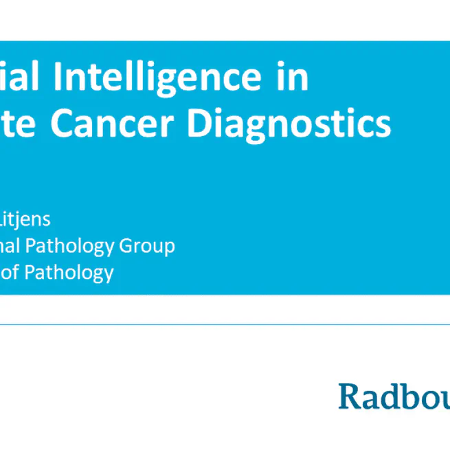 Artificial Intelligence in Prostate Cancer Diagnostics